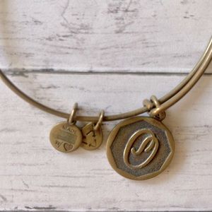 Alex and Ani Letter O Personalized Charm Bracelet